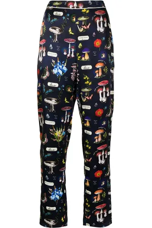 FLEUR DU MAL Magical Mushroom pyjama trousers
