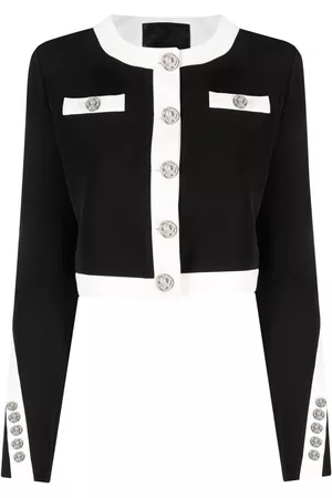 Philipp Plein Two-tone button-up jacket