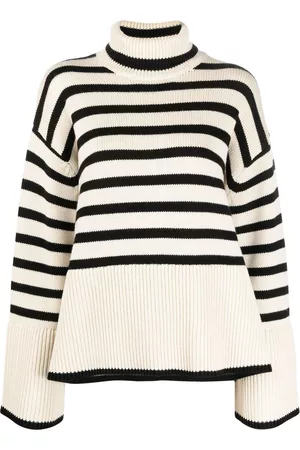 Totême Striped roll neck jumper