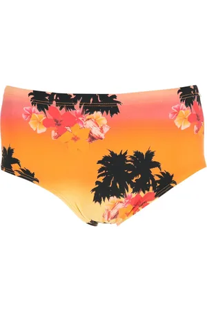 AMIR SLAMA Print Ilha de Hibiscus swimming trunks