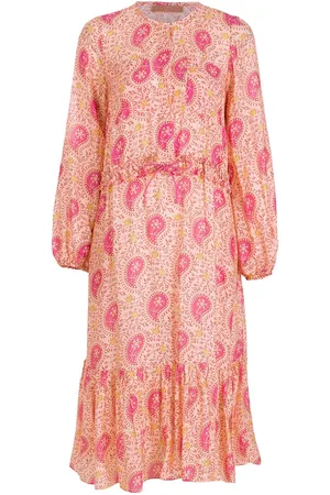 CLUBE BOSSA Printed long sleeves midi dress