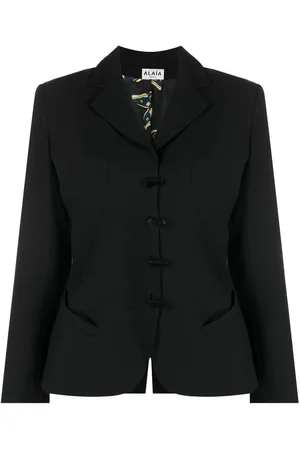Alaïa 1991-1992 notched lapels skirt suit