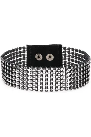 Manokhi Crystal-embellished mesh choker