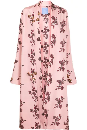 Macgraw St Peters floral-print silk robe