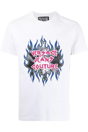 VERSACE Logo-print T-shirt