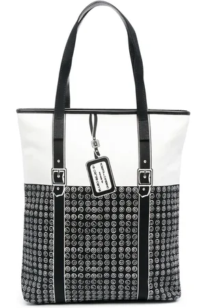 10 CORSO COMO Geometric-print panelled shoulder bag