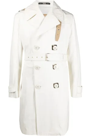 Gianfranco Ferré Men Trench Coats - 1990s double-breasted trench coat