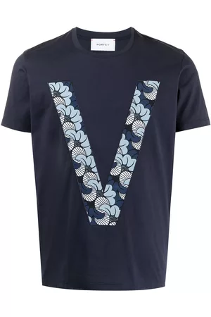 Ports V Monogram-print cotton T-shirt