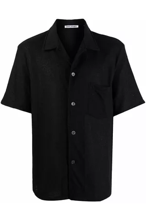 OUR LEGACY Boucle short-sleeve shirt