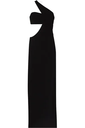 Monot One-shoulder cut-out maxi dress
