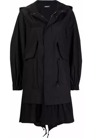 UNDERCOVER Oversized panelled parka coat