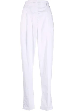 Nº21 High-waisted tapered trousers