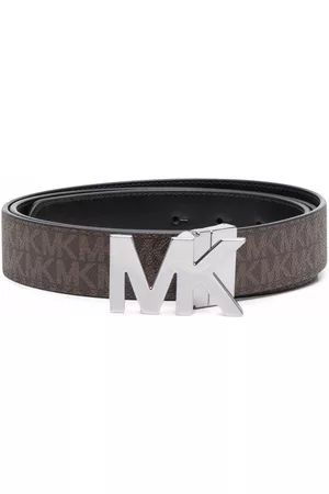 Michael Kors Logo-print leather belt