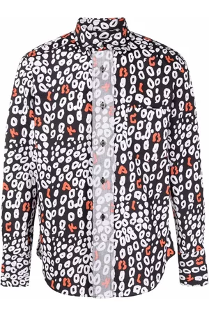 Comme des Garçons Leopard-print cotton shirt