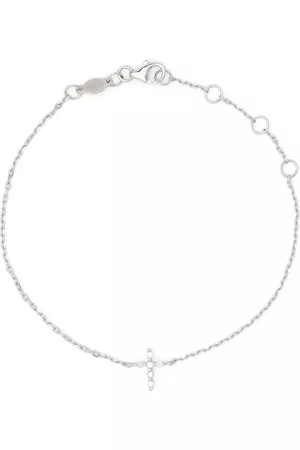 Annoushka 18kt White Gold Diamond Initial H Bracelet - Silver