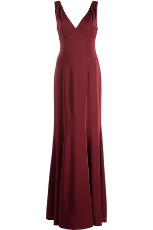 Marchesa Notte Forli V-neck bridesmaid gown