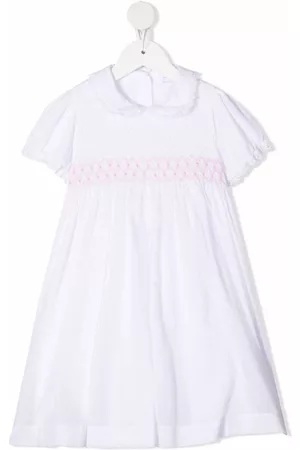 SIOLA Contrast-trim cotton dress