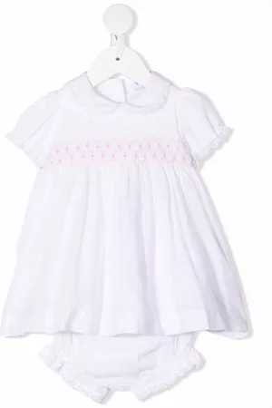 SIOLA Elasticated-panel cotton dress