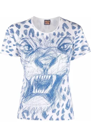 WALTER VAN BEIRENDONCK 1990s leopard print T-shirt