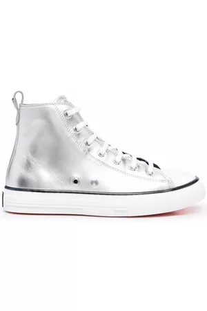 Philipp Plein Metallic-finish high-top sneakers