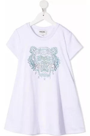 Kenzo Tiger-embroidered T-shirt dress