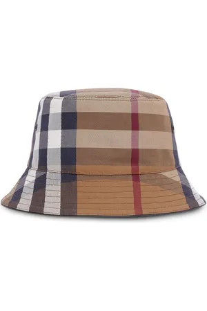Burberry Check cotton-canvas bucket hat