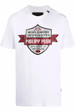 Philipp Plein Slogan-print cotton T-shirt