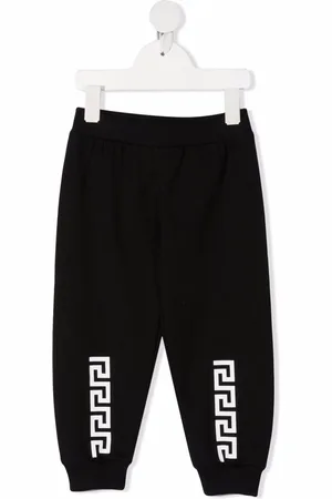 VERSACE Greca-print cotton track pants