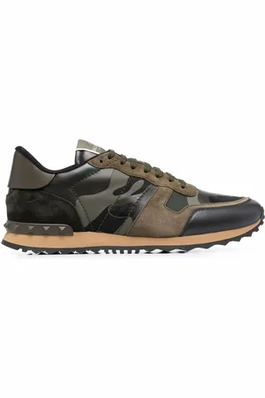 VALENTINO GARAVANI Rockrunner camouflage-print sneakers
