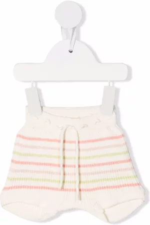 KNOT Striped ribbed-knit bloomers