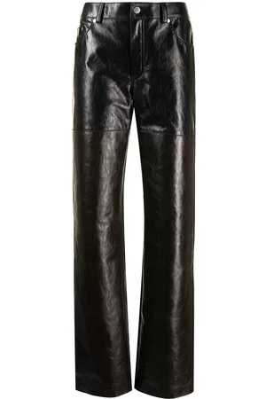 Peter Do Leather Combo pants