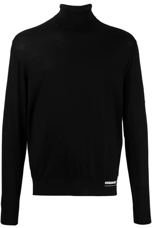 Dsquared2 Logo-patch roll-neck jumper