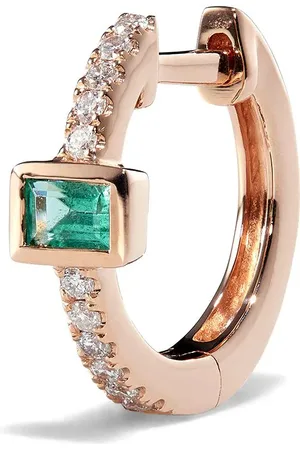 JACQUIE AICHE 14kt rose gold diamond single earring