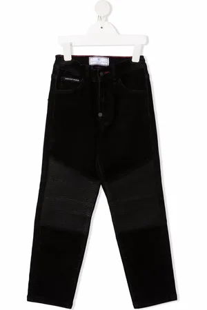 Philipp Plein Straight-leg biker trousers