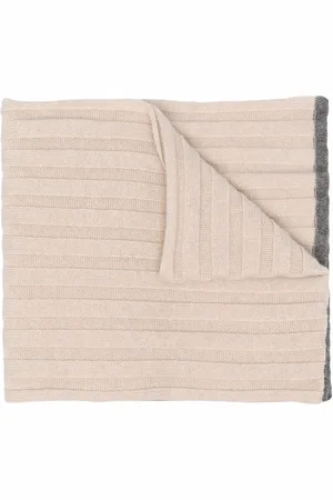 Brunello Cucinelli Ribbed knit scarf