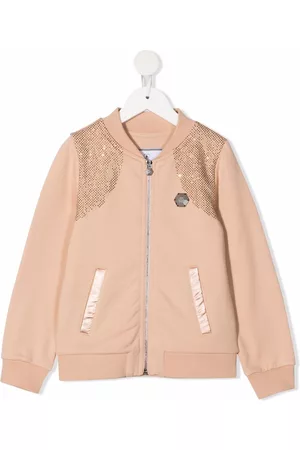Philipp Plein Iconic Plein rhinestone-embellished bomber jacket