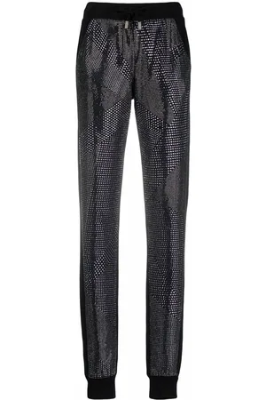 Philipp Plein Crystal slim-cut track pants