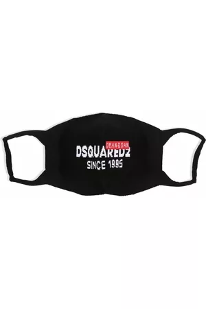 Dsquared2 Intarsia knit-logo face mask