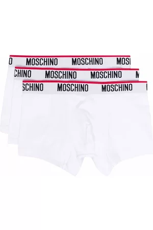Moschino Logo-waistband three-pack boxers