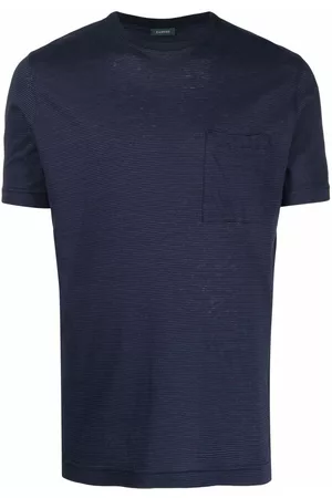 ZANONE Chest-pocket striped T-shirt