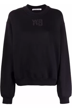Alexander Wang Logo-print crew neck sweatshirt