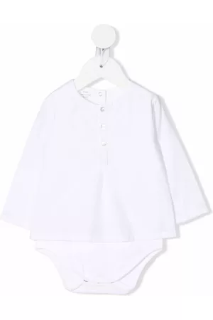 KNOT Button-placket detail bodysuit