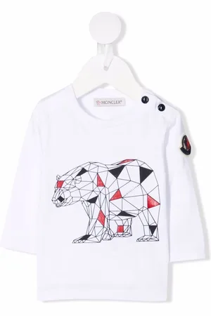 Moncler Geometric bear-print T-shirt