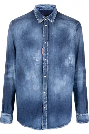 Dsquared2 Distressed effect denim shirt