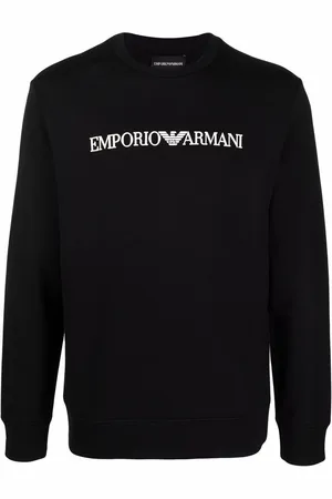 Emporio Armani Logo-print crew-neck sweatshirt
