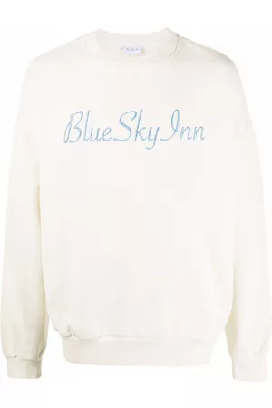 BLUE SKY INN Logo-embroidered cotton sweatshirt
