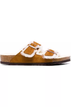 Birkenstock Shearling-lined sandals