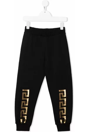 VERSACE Greca-print logo track pants