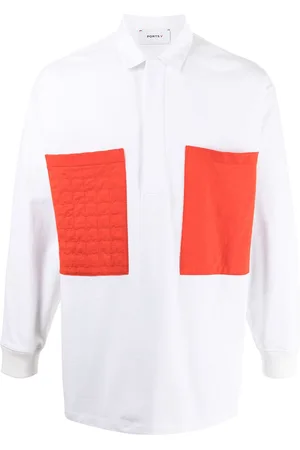 Ports V Contrasting pocket polo shirt