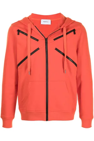Ports V Zip-embellished hooded jacket